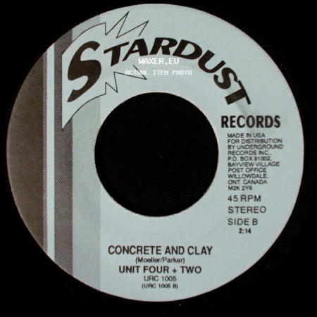 The Cowsills / Unit Four + Two - Indian Lake / Concrete And Clay side B