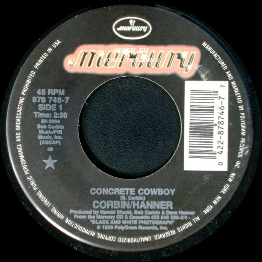 Corbin/Hanner - Concrete Cowboy / Wild Winds side A