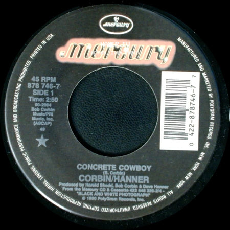 Corbin/Hanner - Concrete Cowboy / Wild Winds side A