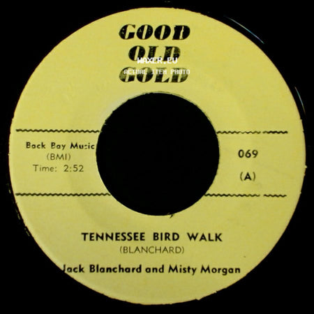 Jack Blanchard And Misty Morgan / The Young Hearts - Tennessee Bird Walk / Misty side A