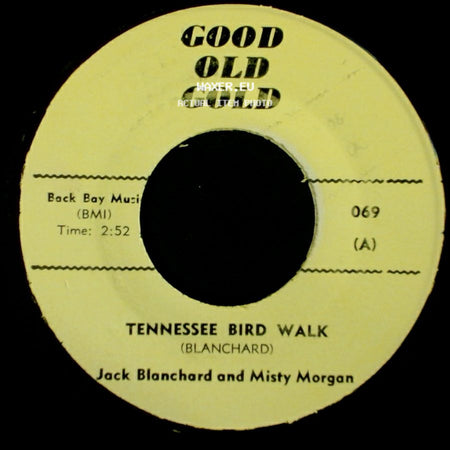 Jack Blanchard And Misty Morgan / The Young Hearts - Tennessee Bird Walk / Misty side A