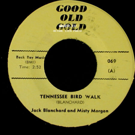Jack Blanchard And Misty Morgan / The Young Hearts - Tennessee Bird Walk / Misty side A