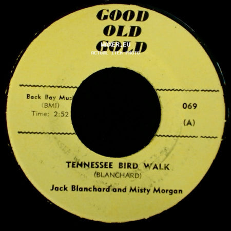 The Young Hearts / Jack Blanchard And Misty Morgan - Misty / Tennessee Bird Walk side B
