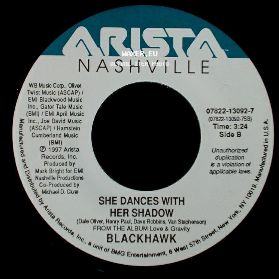 Blackhawk - Hole In My Heart / She Dances With Her Shadow side B