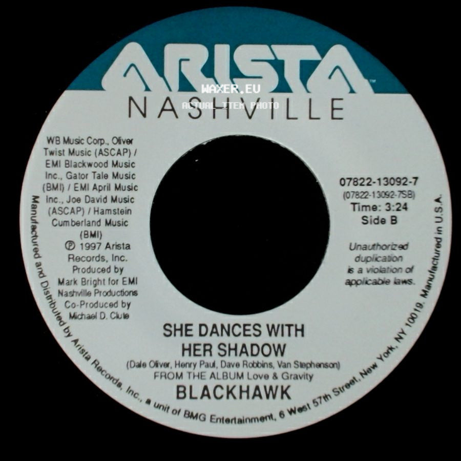 Blackhawk - Hole In My Heart / She Dances With Her Shadow side B