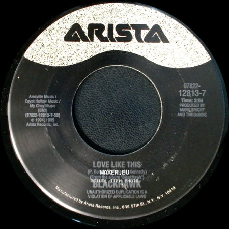 Blackhawk - That's Just About Right / Love Like This side B