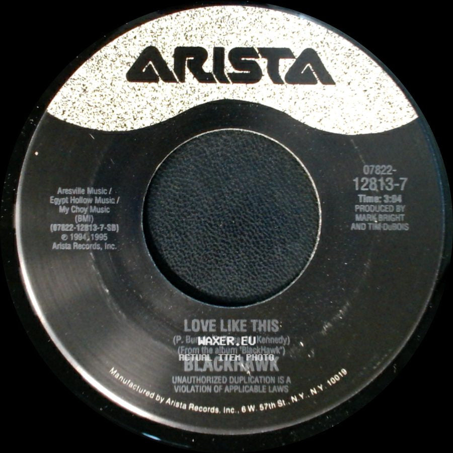 Blackhawk - That's Just About Right / Love Like This side B