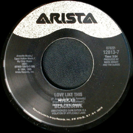 Blackhawk - That's Just About Right / Love Like This side B