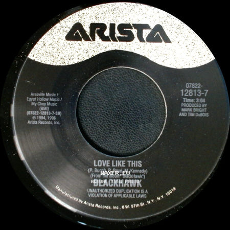 Blackhawk - That's Just About Right / Love Like This side B