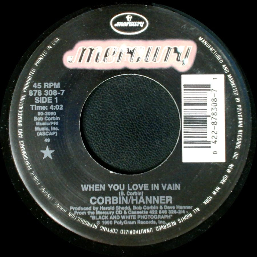 Corbin/Hanner - When You Love In Vain / Wild Winds side A