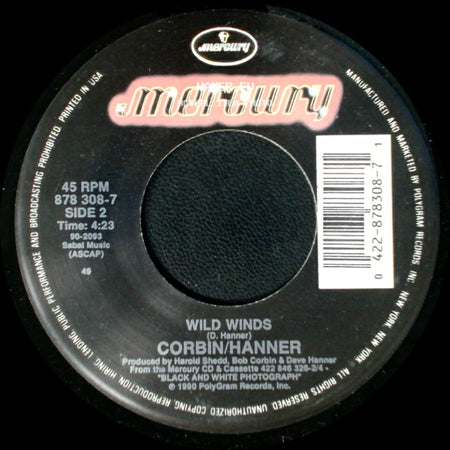 Corbin/Hanner - When You Love In Vain / Wild Winds side B
