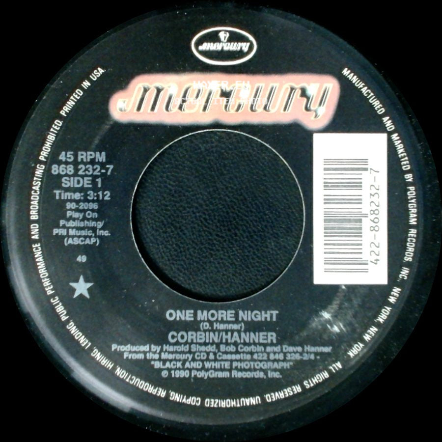 Corbin/Hanner - One More Night / Work Song side A