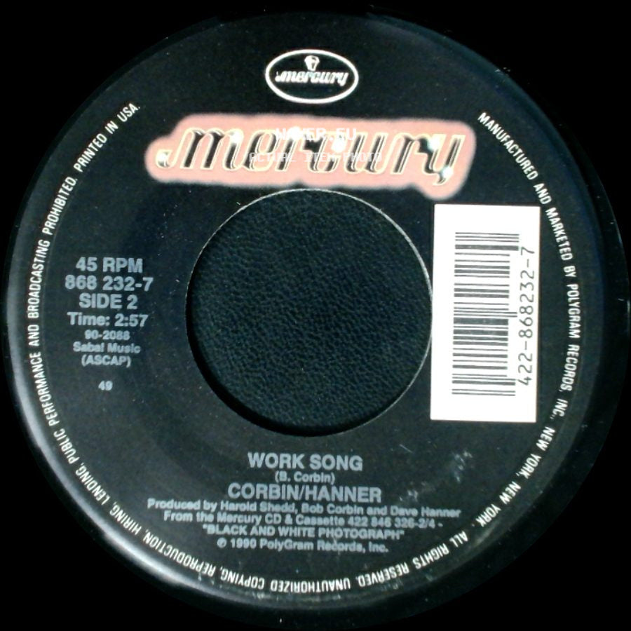 Corbin/Hanner - One More Night / Work Song side B