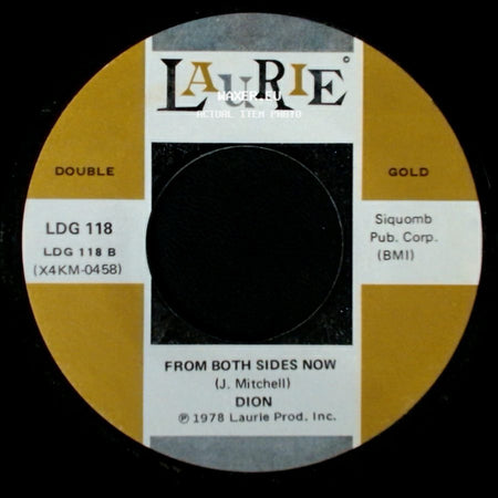 Dion - Abraham, Martin & John / From Both Sides Now side B