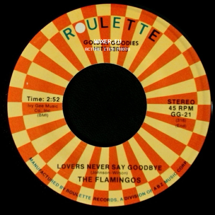 The Dreamlovers / The Flamingos - If I Should Lose You / Lovers Never Say Goodbye side B