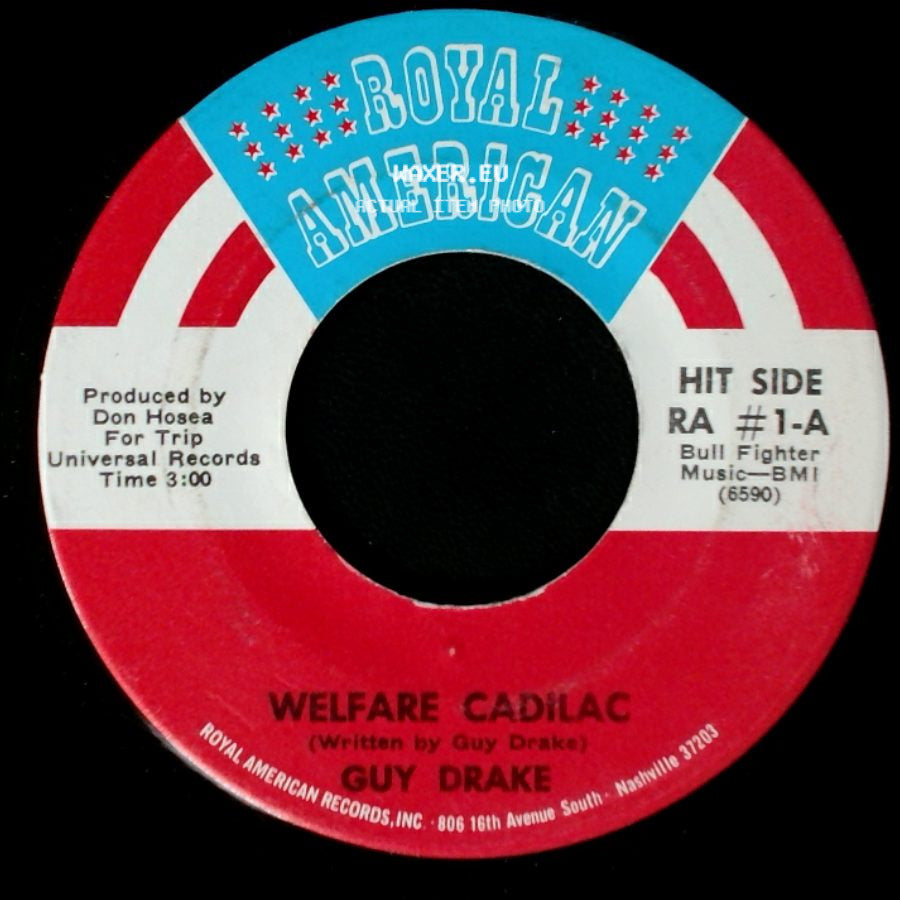 Guy Drake - Welfare Cadillac / Keep Off My Grass side A