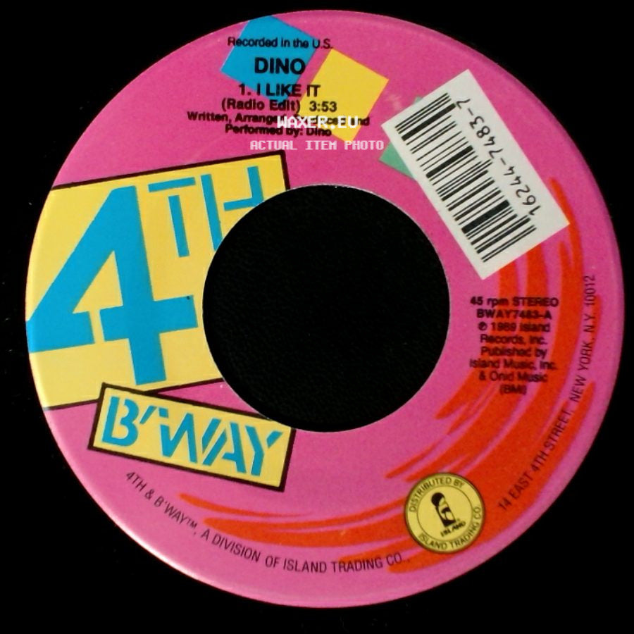 Dino - I Like It / I Like It (Instrumental) side A