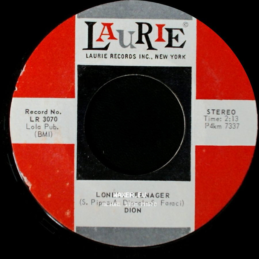 Dion - Little Miss Blue / Lonely Teenager side B