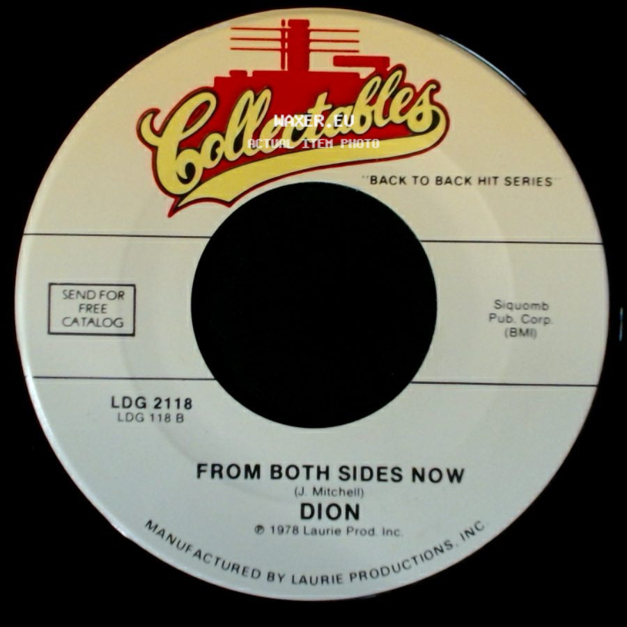 Dion - From Both Sides Now / Abraham, Martin & John side A