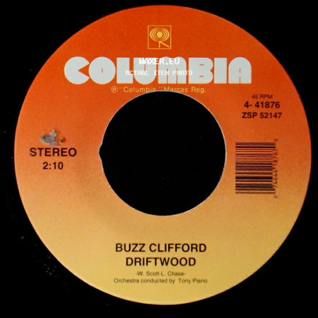 Buzz Clifford - Baby Sittin' Boogie / Driftwood side B