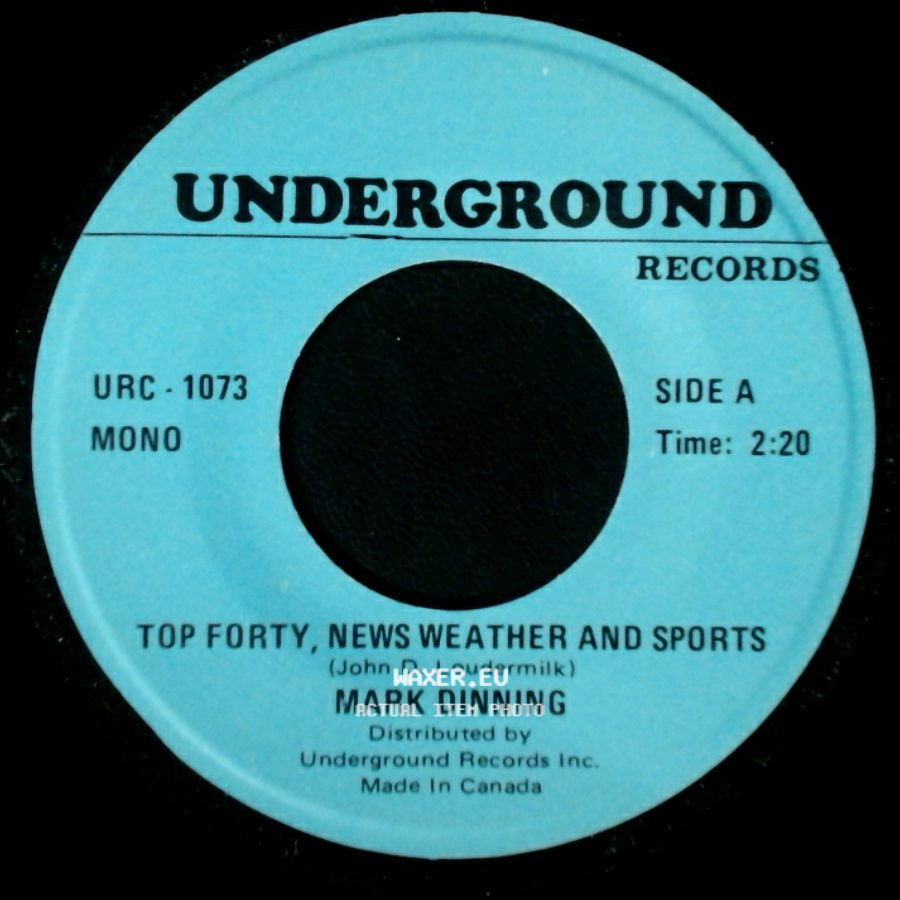 Mark Dinning - Top Forty, News Weather And Sports / All Of This For Sally side A