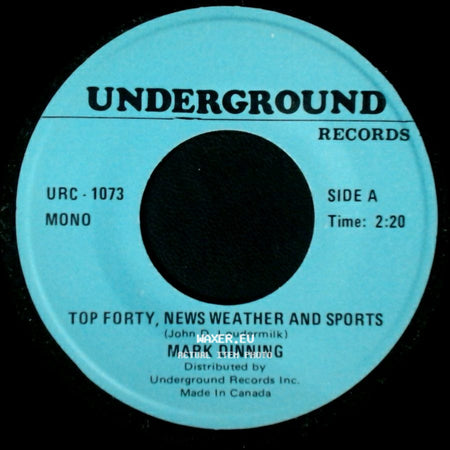 Mark Dinning - Top Forty, News Weather And Sports / All Of This For Sally side A