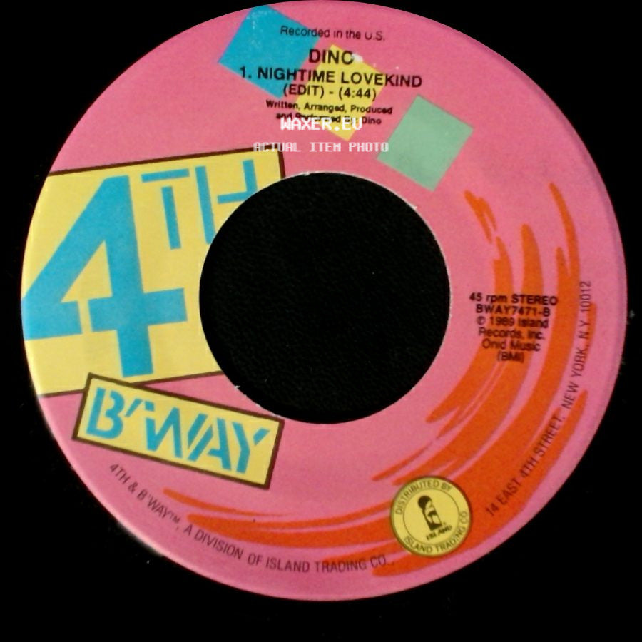 Dino - Nighttime Lovekind (Edit) / 24/7 side A