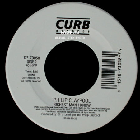 Philip Claypool - Looking Up From A Long Way Down / Richest Man I Know side B