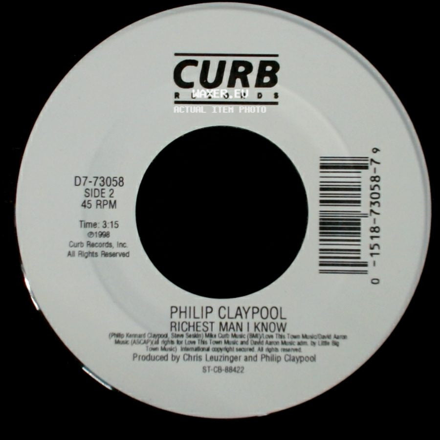 Philip Claypool - Looking Up From A Long Way Down / Richest Man I Know side B