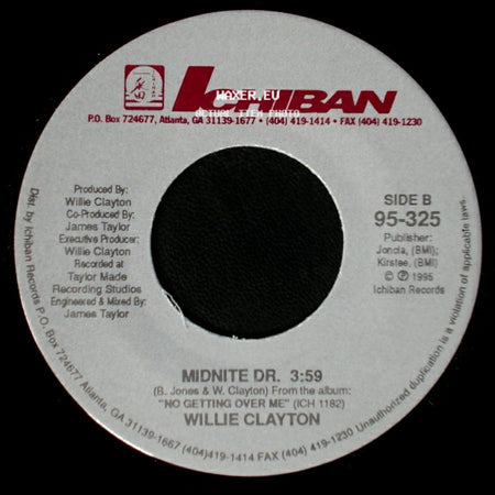 Willie Clayton - We Did It / Midnite Dr. side B