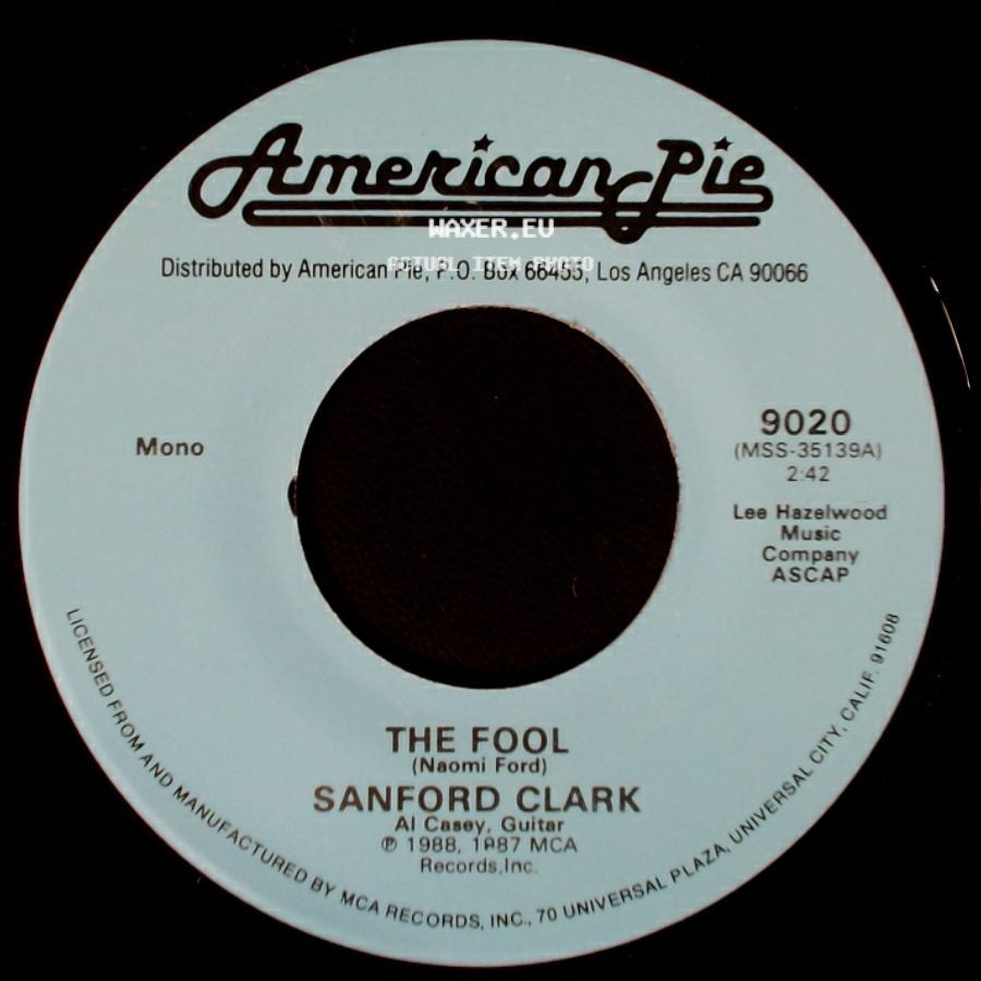 The Crickets / Sanford Clark - It's So Easy! / The Fool side B