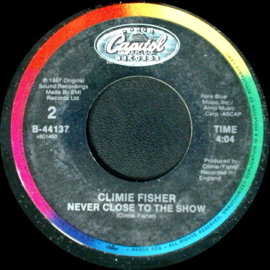 Climie Fisher - Never Close To The Show / Love Changes (Everything) side A
