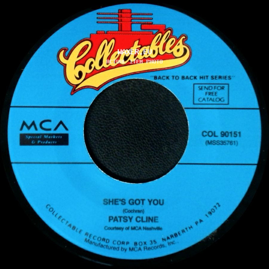 Patsy Cline - Leavin' On Your Mind / She's Got You side B