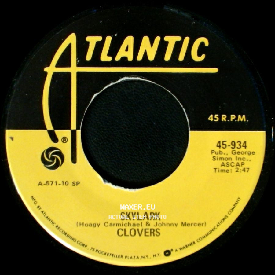 Clovers - Skylark / Don't You Know I Love You side A