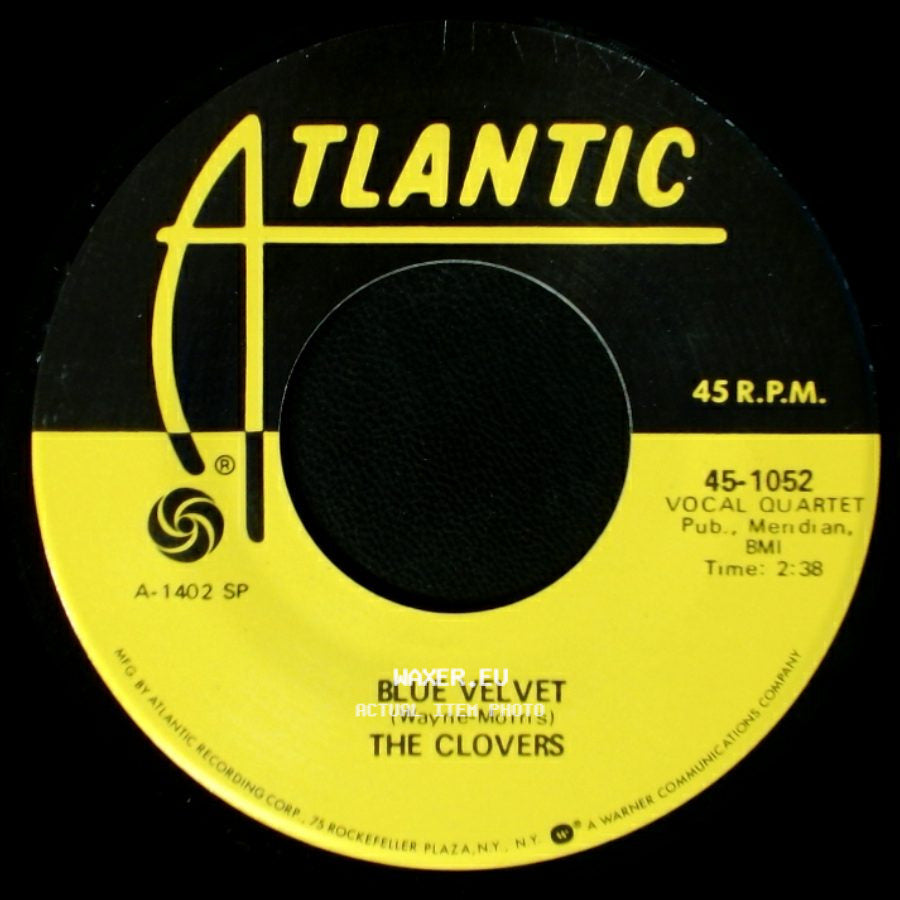The Clovers - If You Love Me (Why Don't You Tell Me So) / Blue Velvet side B
