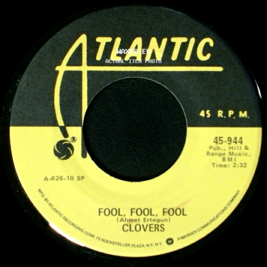 Clovers - Needless / Fool, Fool, Fool side B