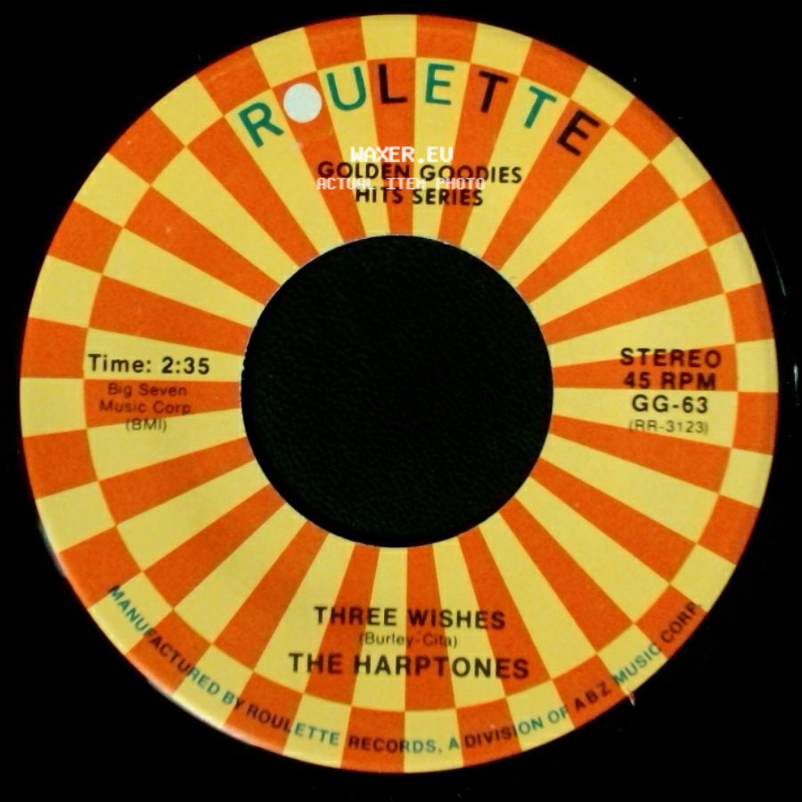 The Harptones / The Cleftones - Three Wishes / Why You Do Me Like You Do side A