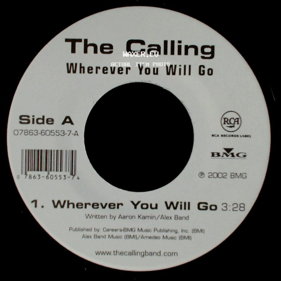The Calling - Wherever You Will Go / Adrienne side A