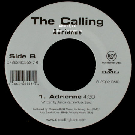 The Calling - Wherever You Will Go / Adrienne side B