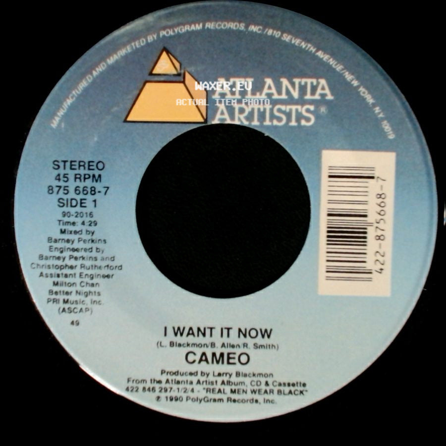 Cameo - I Want It Now / Dkwig side A