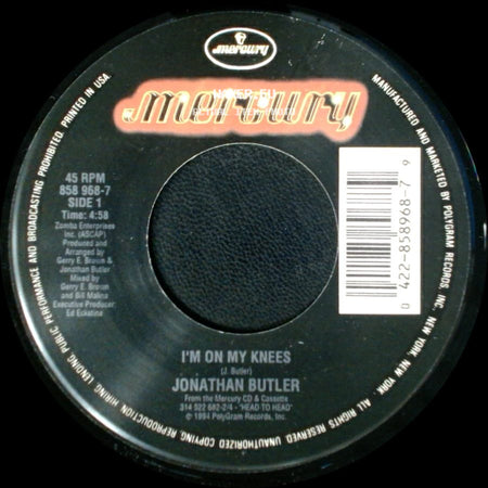 Jonathan Butler - I'm On My Knees / Grace side A