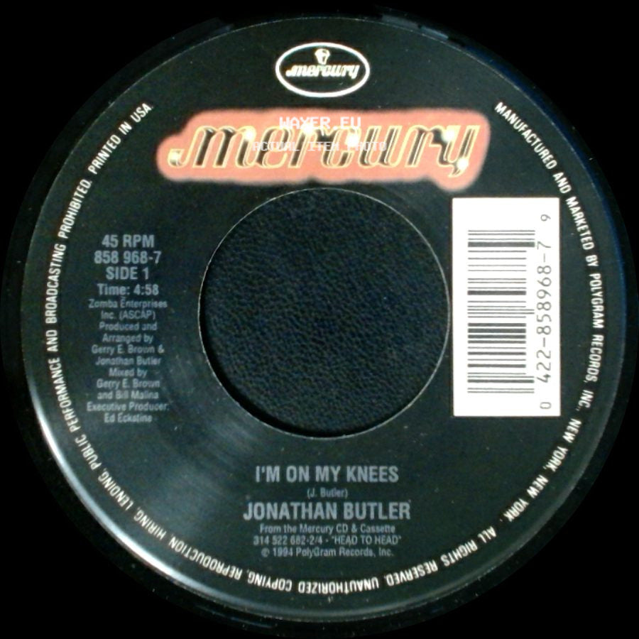 Jonathan Butler - I'm On My Knees / Grace side A