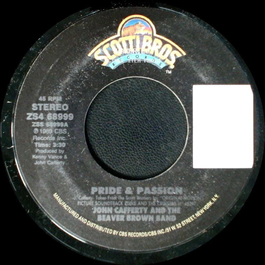John Cafferty And The Beaver Brown Band - Heat Of The Night / Pride & Passion side B