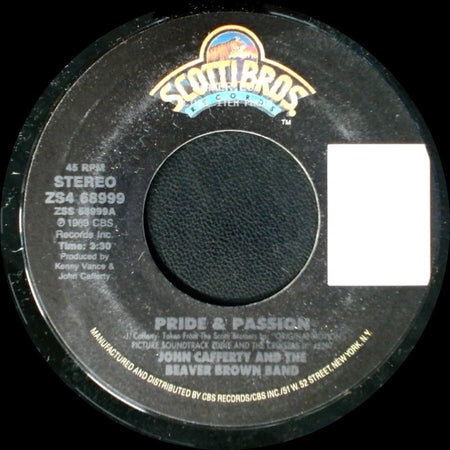 John Cafferty And The Beaver Brown Band - Heat Of The Night / Pride & Passion side B