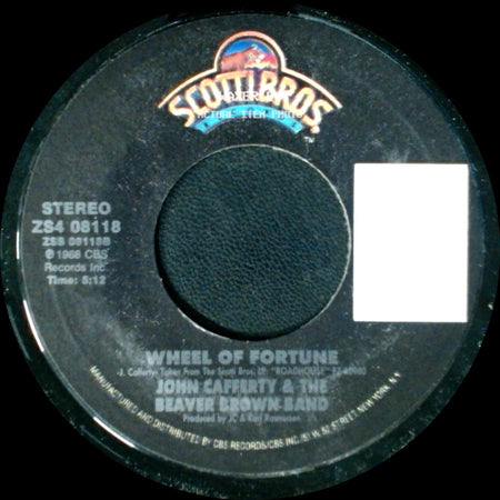 John Cafferty & The Beaver Brown Band - Killing Time / Wheel Of Fortune side B