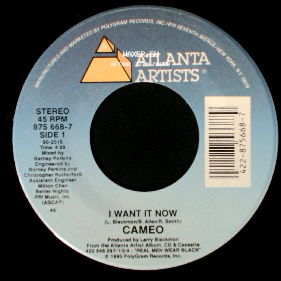 Cameo - I Want It Now / Dkwig side A