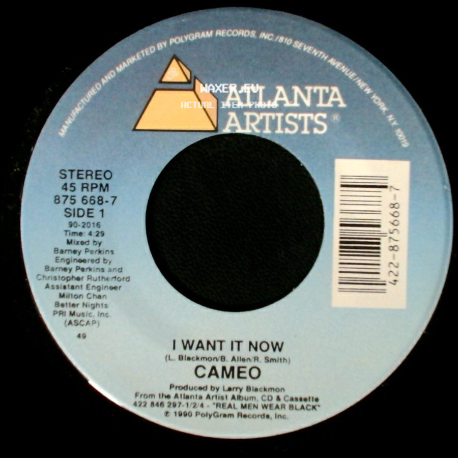 Cameo - I Want It Now / Dkwig side A