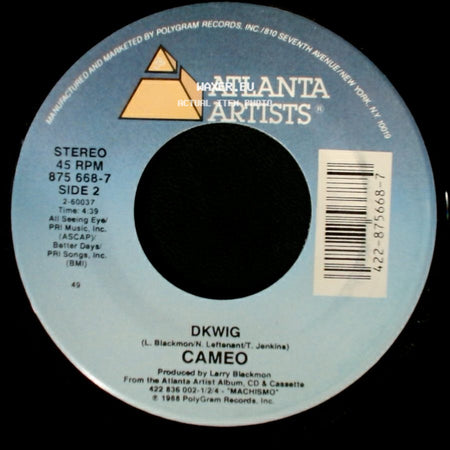 Cameo - I Want It Now / Dkwig side B