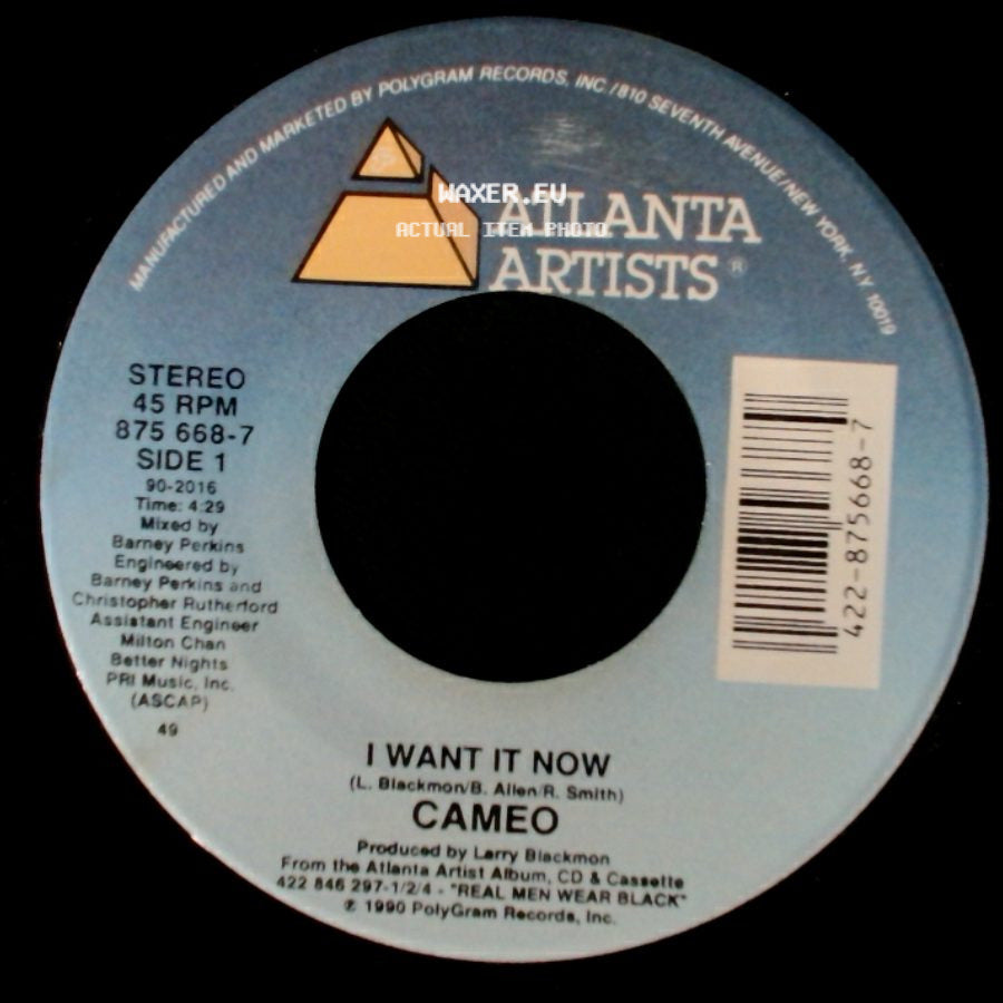 Cameo - I Want It Now / Dkwig side A