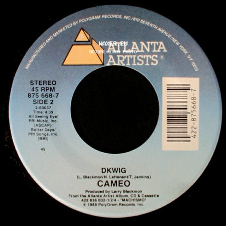 Cameo - I Want It Now / Dkwig side B